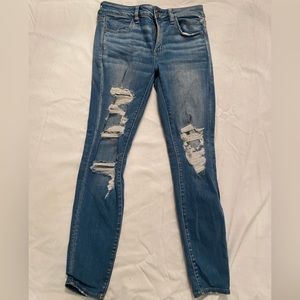 size 10 next level stretch american eagle jeans